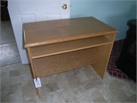 Small computer table w/ extra shelf