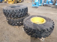 Michelin Tractor Tires & Wheels (QTY 3)