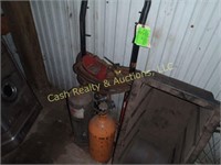 SMALL WELDING CART, GAUGES AND HOSES