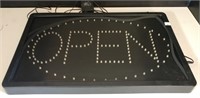 Illuminated 'OPEN' Sign