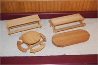 Wood Craft Picnic Tables