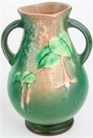 Roseville Fuchsia Two Handled Vase