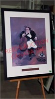 PRINT "CELLIST WITH RED WINE" GUY BUFFET