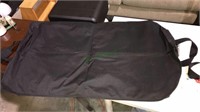 Nice black travel garment bag, (455)