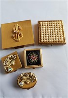 Brass Metal Pill or money boxes (5)