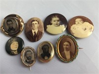 Old black & White photos in Brooches