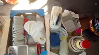 huge lot of plasticware - Rubbermaid and freezer