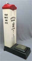'WATE AND FATE' ENAMELED NOVELTY PENNY SCALE