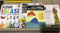 5 like new Lego books, builders guide, ideas