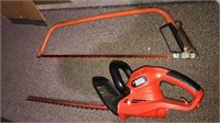 Black & Decker hedge trimmer, electric, Bow saw