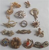 Brooches - some with sets