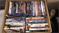 20 Blu-ray DVDs and 29 regular DVDs