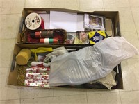 2 BOXES OF CHRISTMAS ITEMS