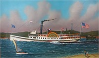 JEROME HOWES OIL PAINTING OF "THE ISLANDER"