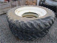 (2) Good Year 14.9R46 Tires Mounted