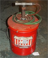 American Lubricating Tire Guard Metal Pump Bucket