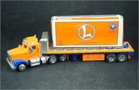 Vtg Lionel Semi Truck Container Hauler W Car