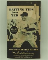 Ted Williams Sears How To Be Better Hitter Booklet