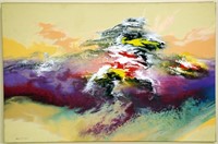 ROBERT KATONA "BIG SKY COUNTRY" ACRYLLIC FLOW ART