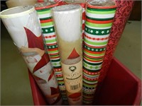 Wrapping Paper and Holder
