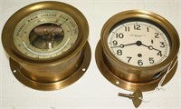 EARLY 20TH C CHELSEA WALL MOUNTED SHIP'S CLOCK