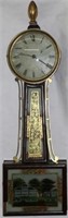 EARLY 19TH C WILLARD BANJO CLOCK WITH PAINTED