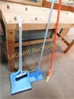 broom, mop lot