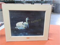 "Dows Lake Swan" oil painting by Doris Collier
