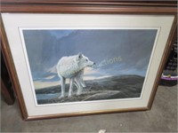 Limited edition print "Artic Wolf" by Lisa Calvert