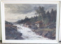 ANTON BERGH (1828-1907, NORWAY), OIL PAINTING ON