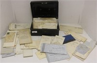 A LARGE COLLECTION OF LETTERS AND DOCUMENTS