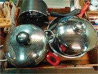 Circulon and Farberware pots, pans