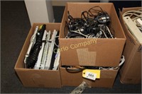 Lot of key boards and computer wires