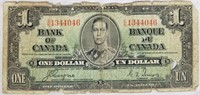 1937 CANADA DOLLAR