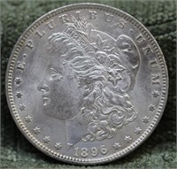 1896 MORGAN DOLLAR  CHOICE BU