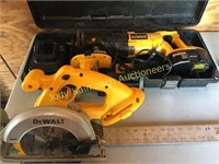 18v DeWalt circular & reciprocating saws