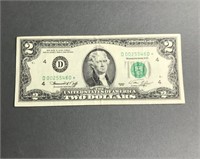 1976 $2 Federal Reserve Note.
