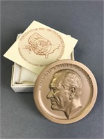Lyndon B. Johnson inauguration coin, 1965.