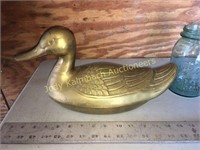 Brass & copper large duck-Castilian Imports Korea