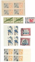 Group of stamps w/ perforation errors.