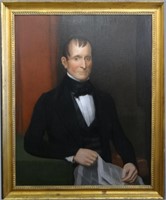 C. 1825 AMERICAN SCHOOL PORTRAIT OF A GENT