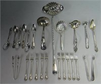 GROUP OF ASSORTED STERLING SILVER FLATWARE