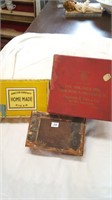 Cigar Boxes (2); Bradner Smith & Co Papermakers