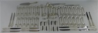 SET OF KIRK STERLING SILVER REPOUSSE  FLATWARE
