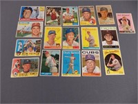 1950s 1960s Topps Baseball Cards Autographed