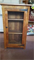 Handcrafted Barnwood Cabinet with 3 Shelves