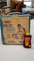 Vintage Servicemaster Cleaning Kit; Lysol Bottle