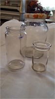 Hazel Atlas Glass Jar marked & numbered