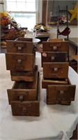 Old Library Catalog Card Drawers (11)