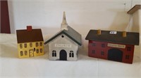 Wood Church, House and Firehouse